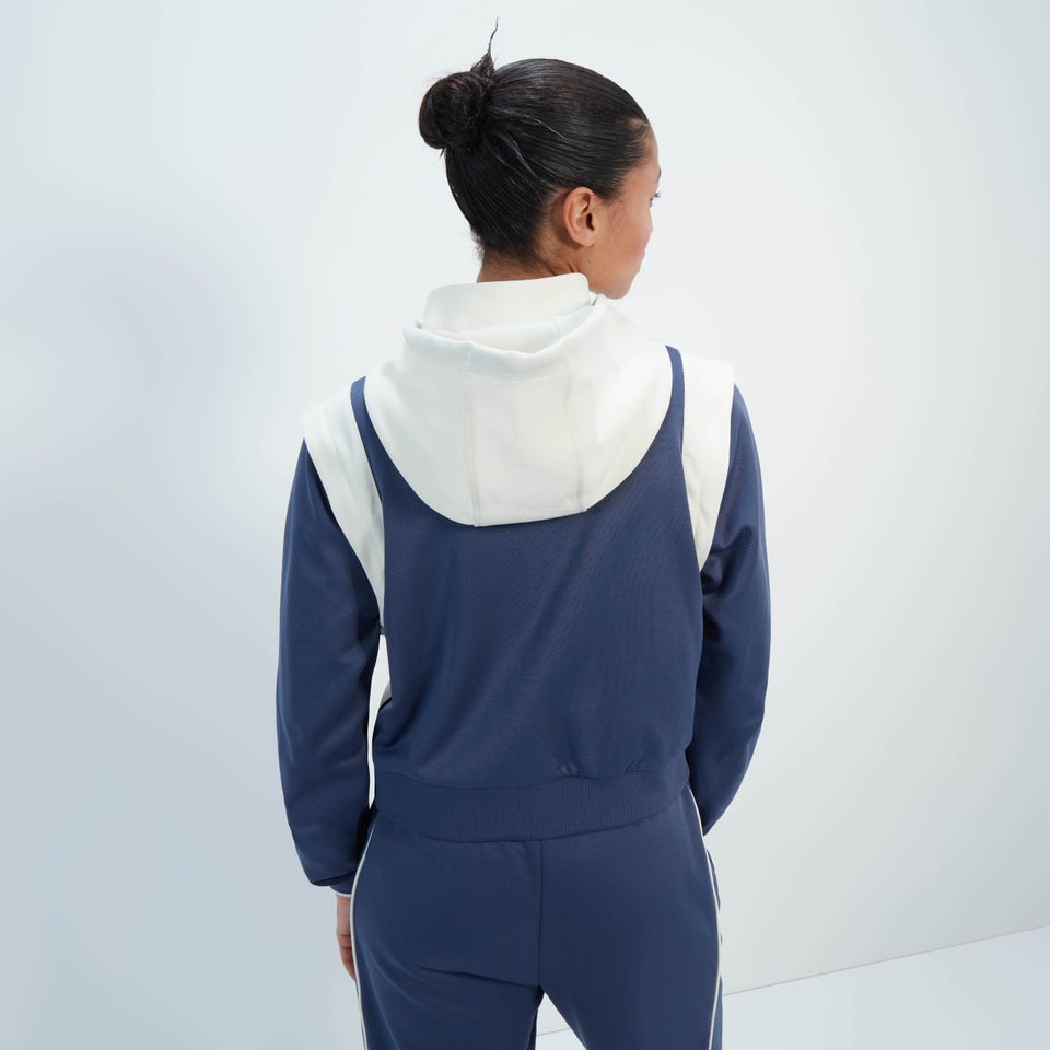 Women's Perna Crop Track Top Dark Blue
