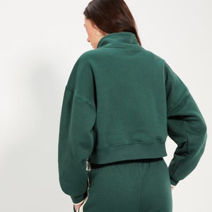 Women's Innocenzo Crop Sweatshirt Dark Green