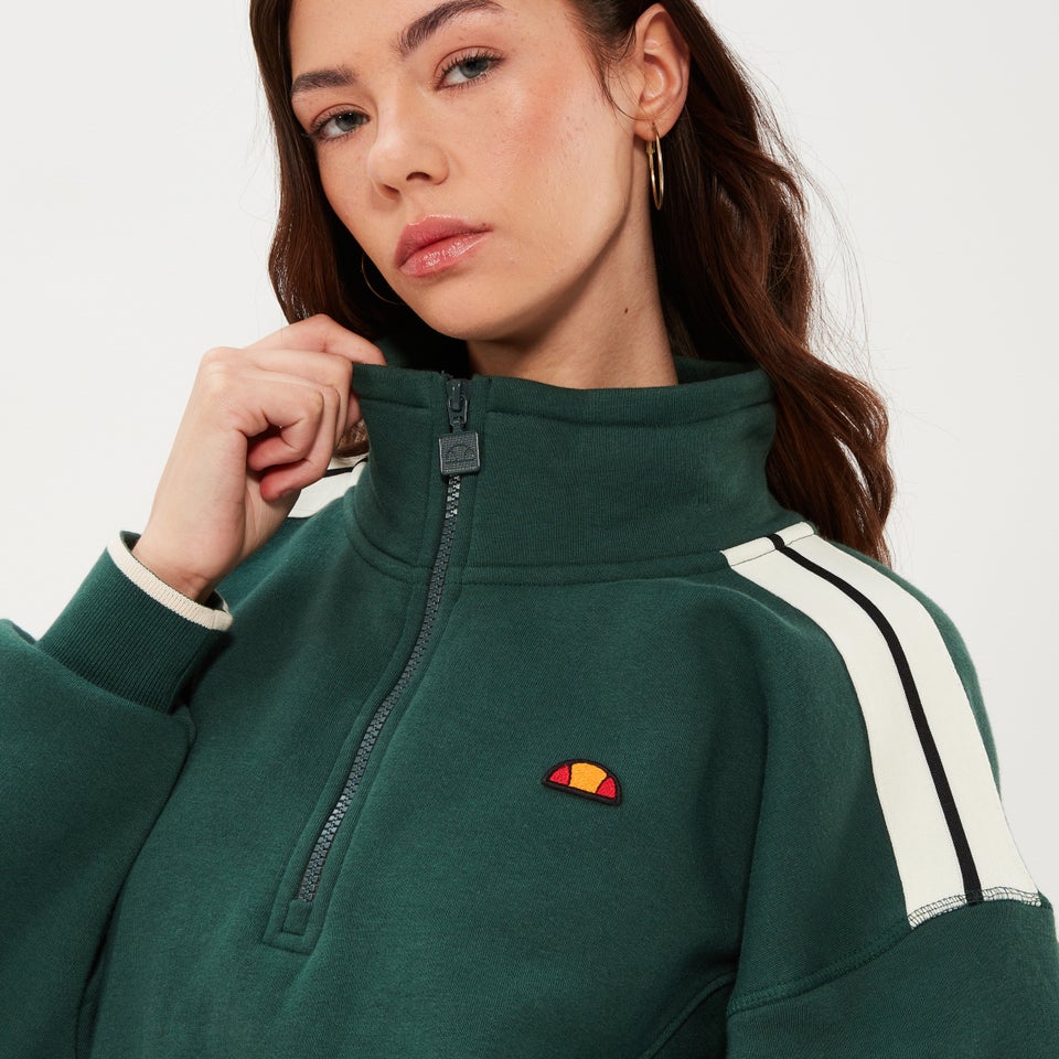 Women's Innocenzo Crop Sweatshirt Dark Green