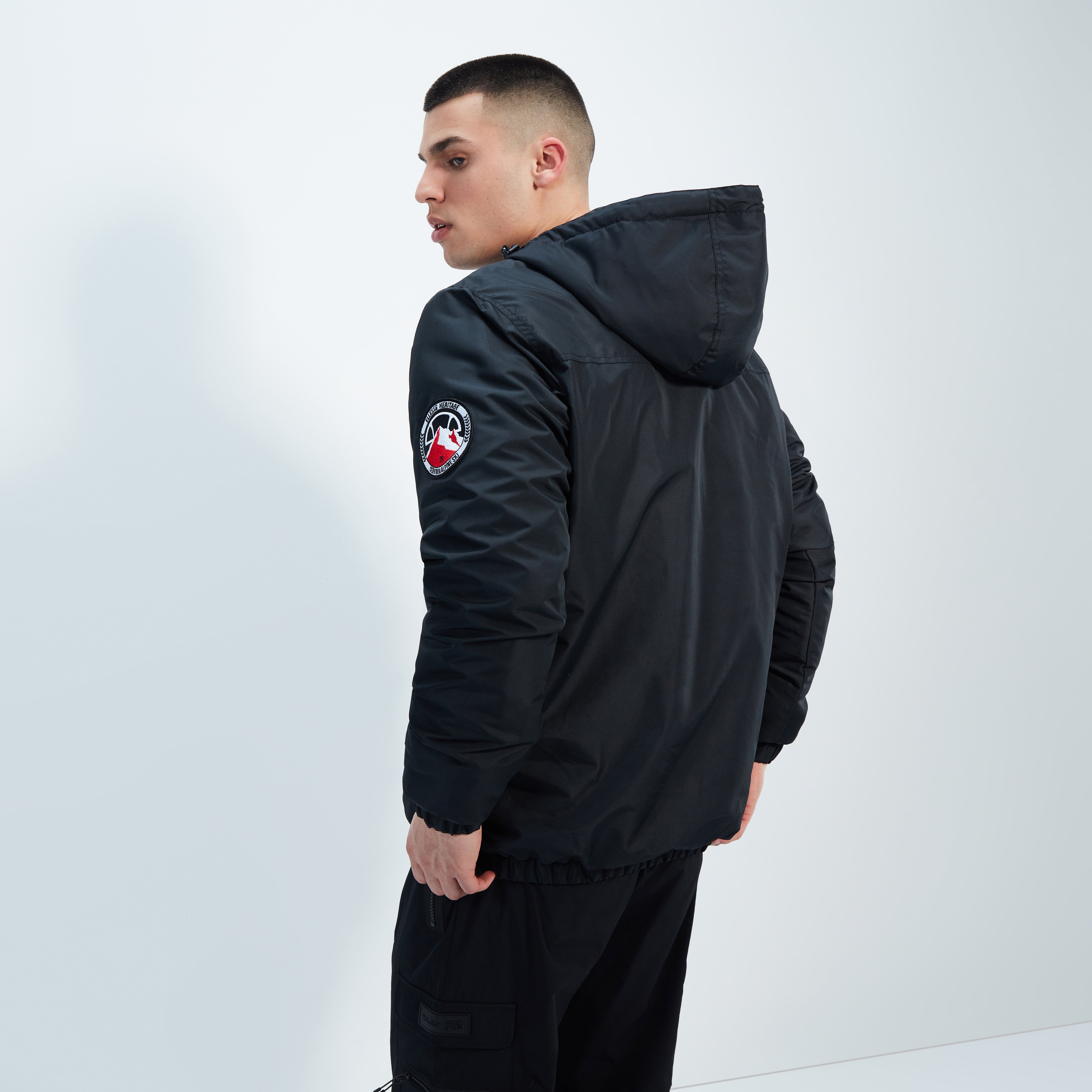 Men's Monterini OH Jacket Black | ellesse UK