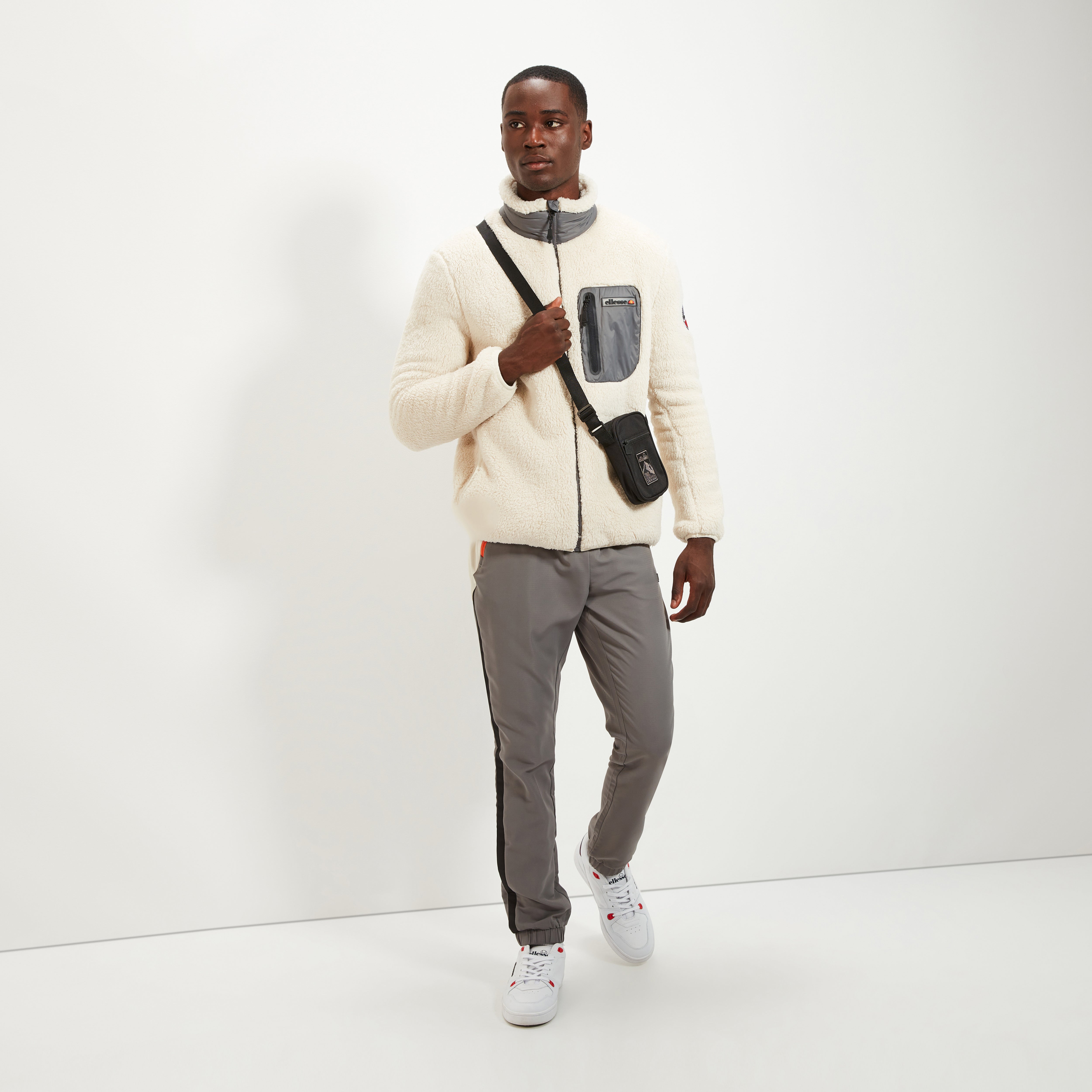 Men's Arbio Jacket Off White | ellesse UK