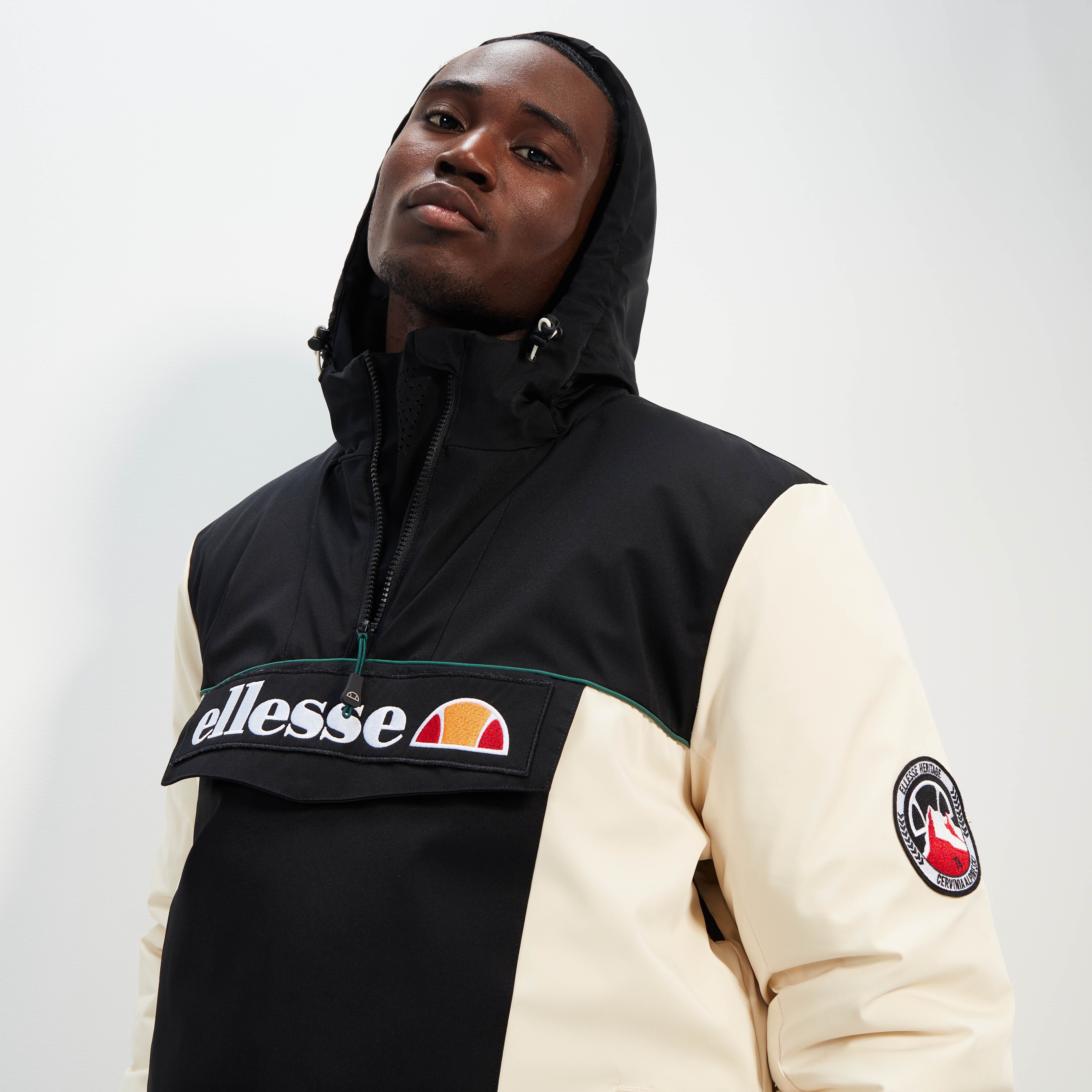 Unisex Castrozza Overhead Jacket Black | ellesse UK