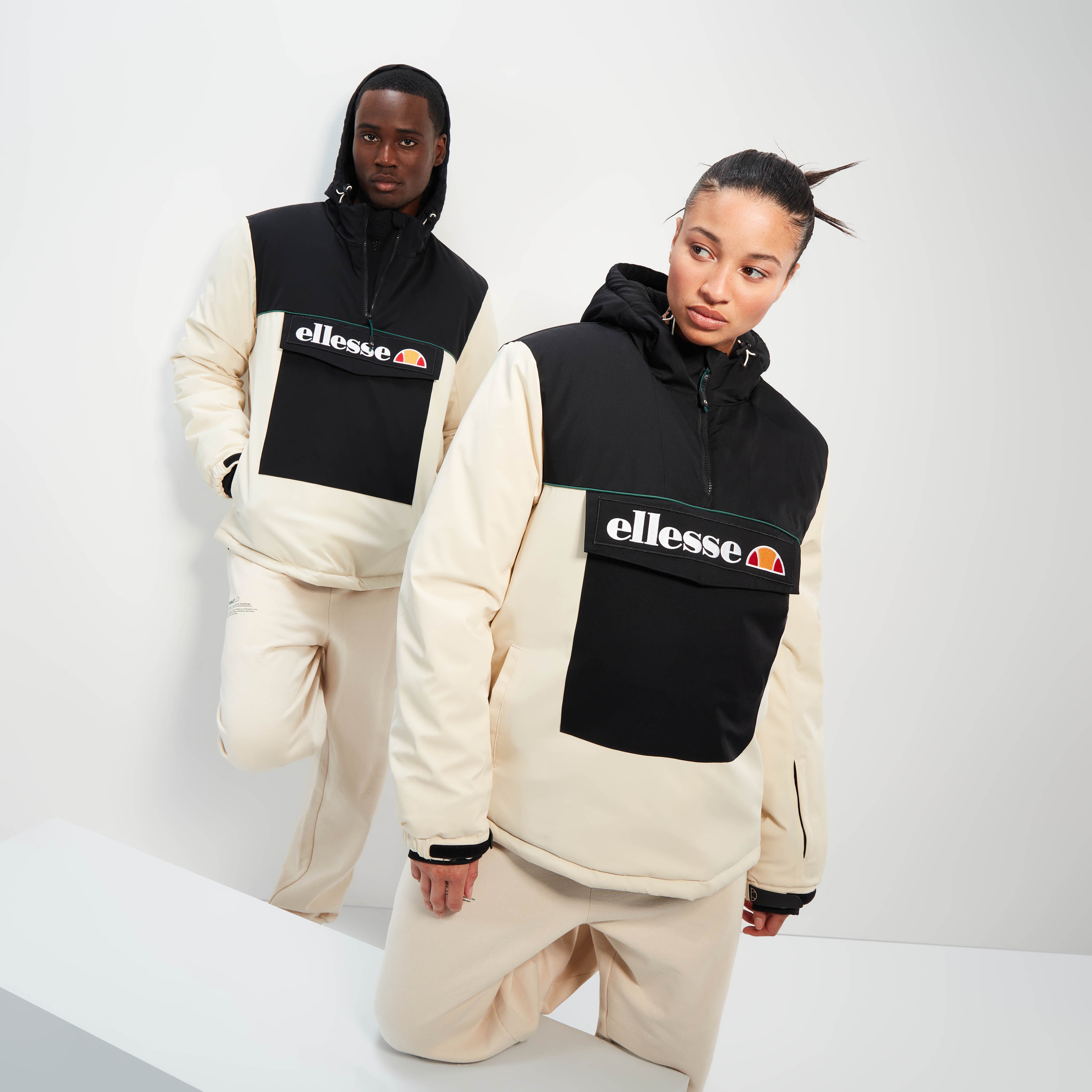 Unisex Castrozza Overhead Jacket Black | ellesse UK