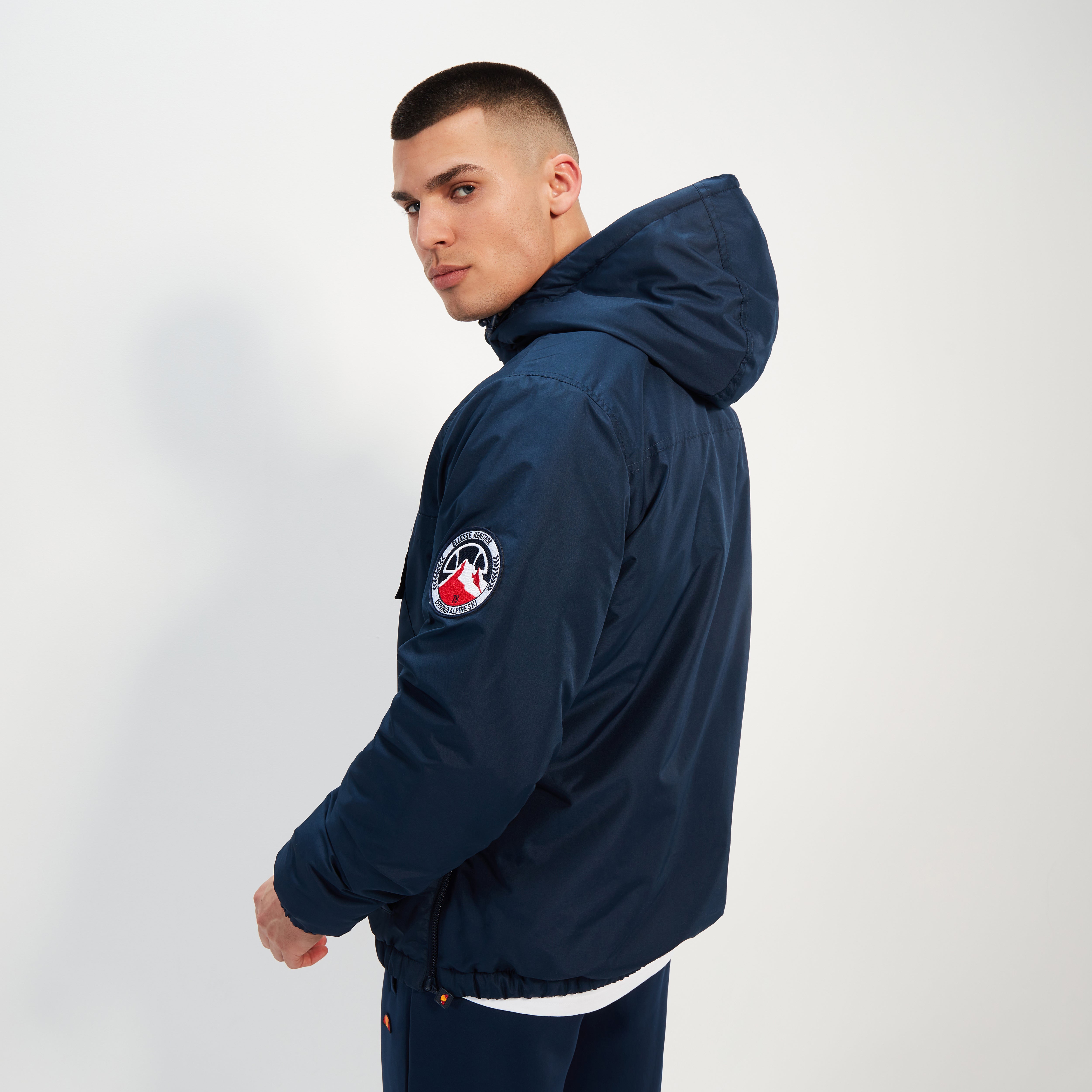 Men's Monterini OH Jacket Navy | ellesse UK
