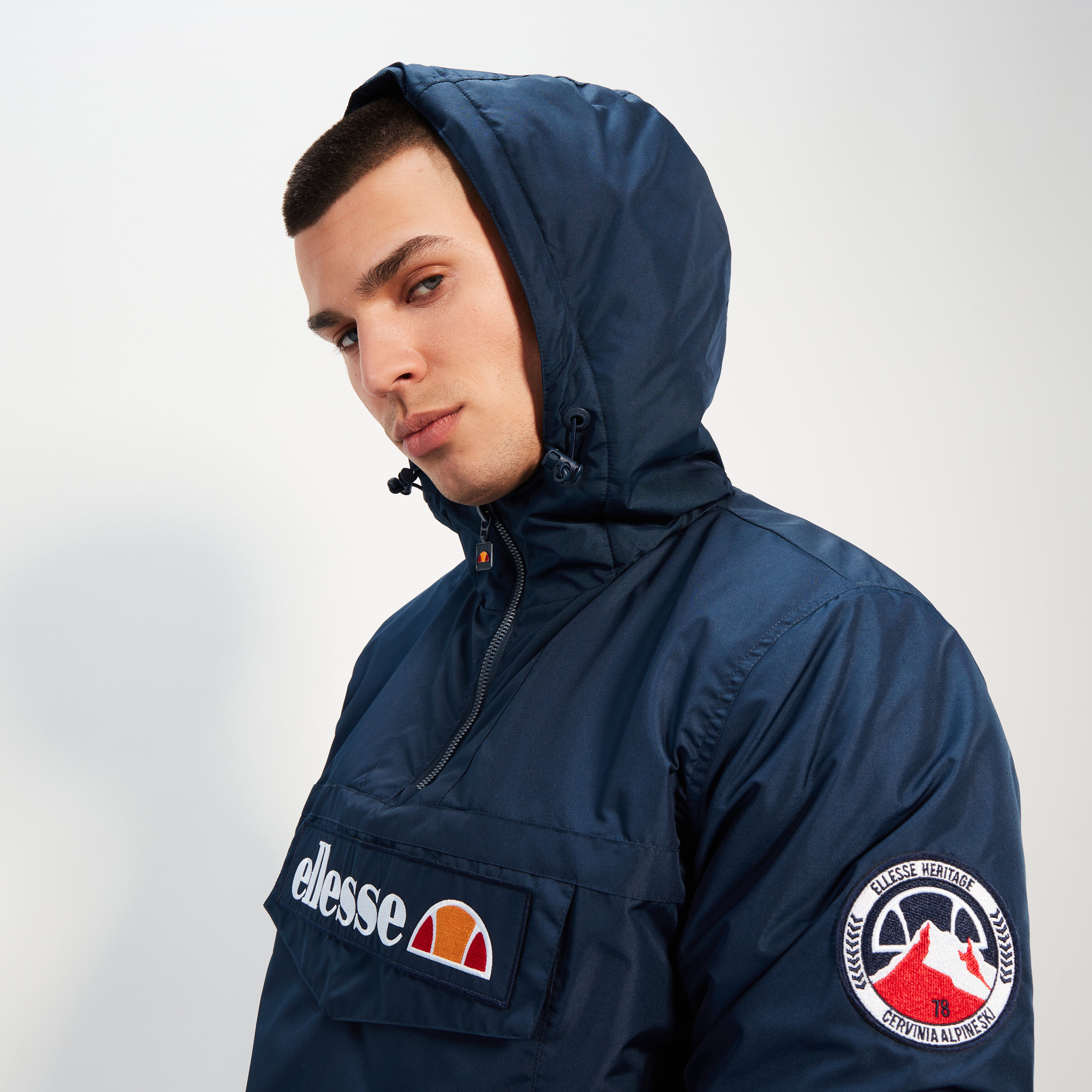 Men's Monterini OH Jacket Navy | ellesse UK
