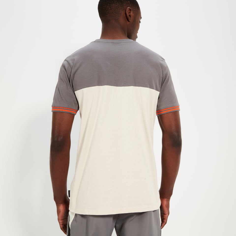 T-Shirt Alenta für Herren, Grau/Altweiß