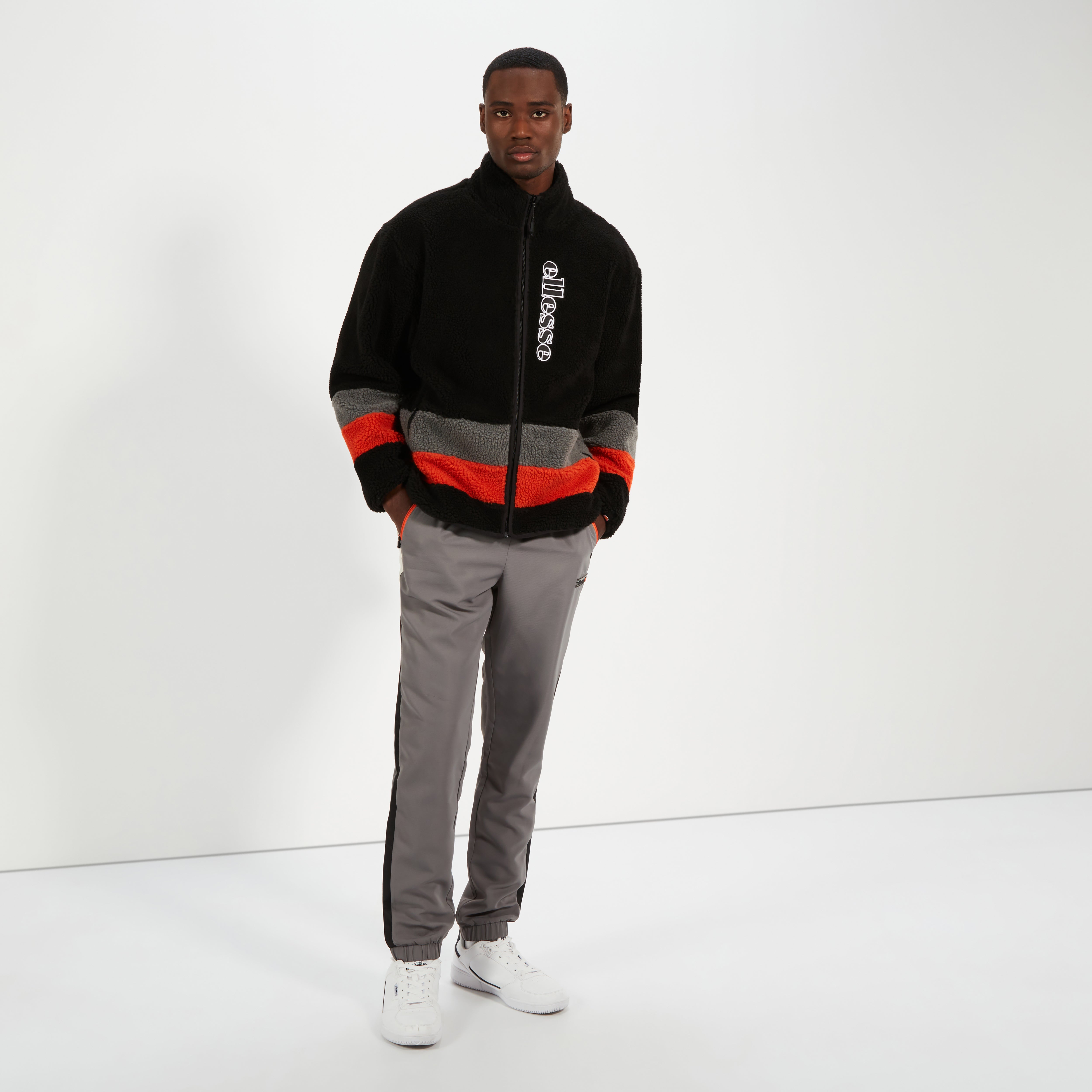 Men's Alpora FZ Jacket Black | ellesse UK