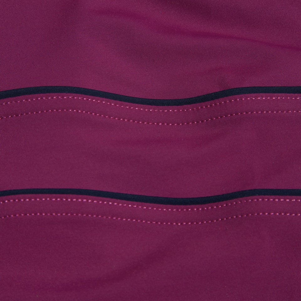 Maillot de bain Femme effet galbant OpusGem Bonnet E+ imprimé baie/bleu marine