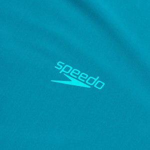 Men's Printed Long Sleeve Swim Tee Teal