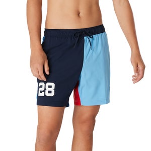 Men's Colorblock Redondo Edge 17" Volley Swim Trunks Navy