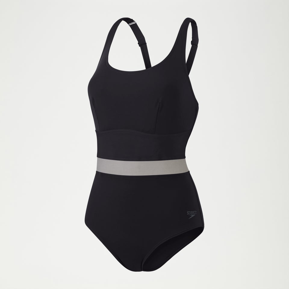 Maillot de bain Femme effet galbant LuniaGlow noir