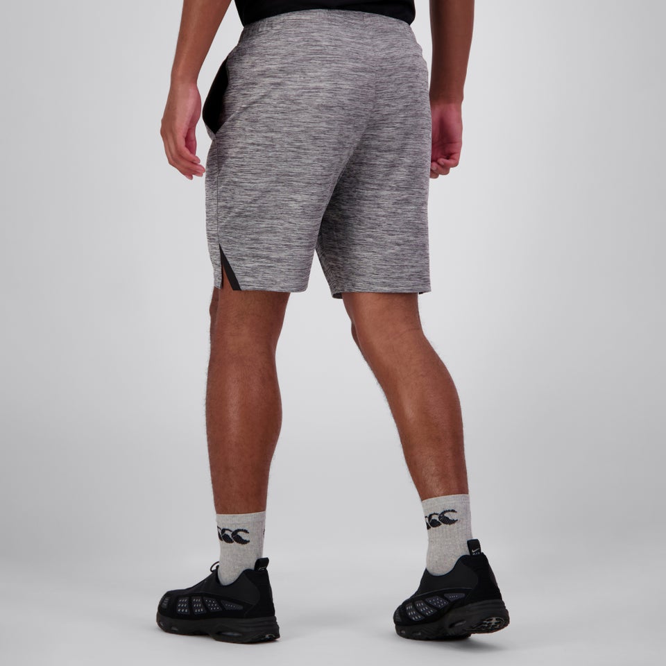Mens Vapodri Tempo Knit Shorts Grey Marl