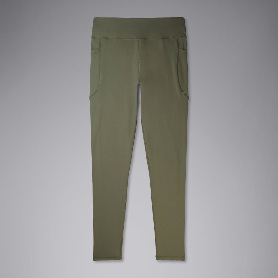 Womens Convex 25" Tight Pant Green