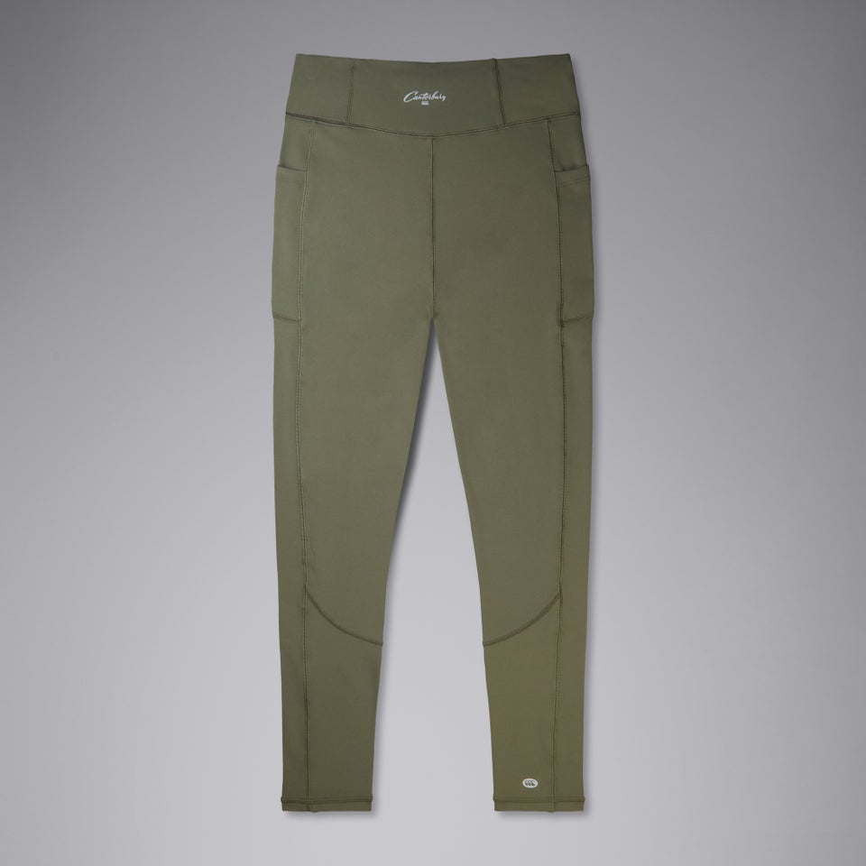 Womens Convex 25" Tight Pant Green