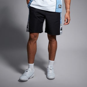 MENS LEGENDS PANEL SHORTS BLACK - XS