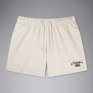 Womens Scene-Set 5" Knit Shorts Beige