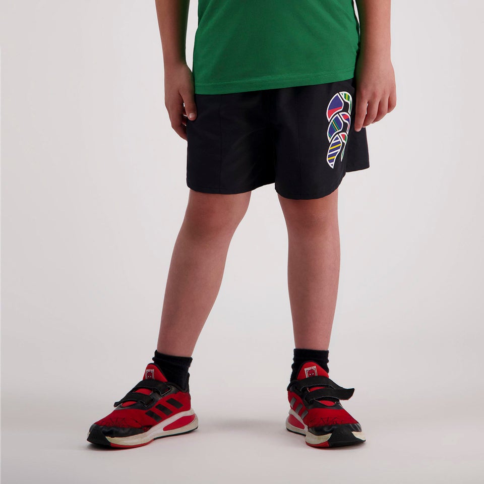 Junior Unisex Jet Black Shorts Black