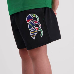 Junior Unisex Jet Black Shorts Black
