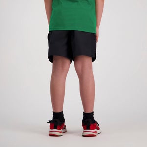 Junior Unisex Jet Black Shorts Black