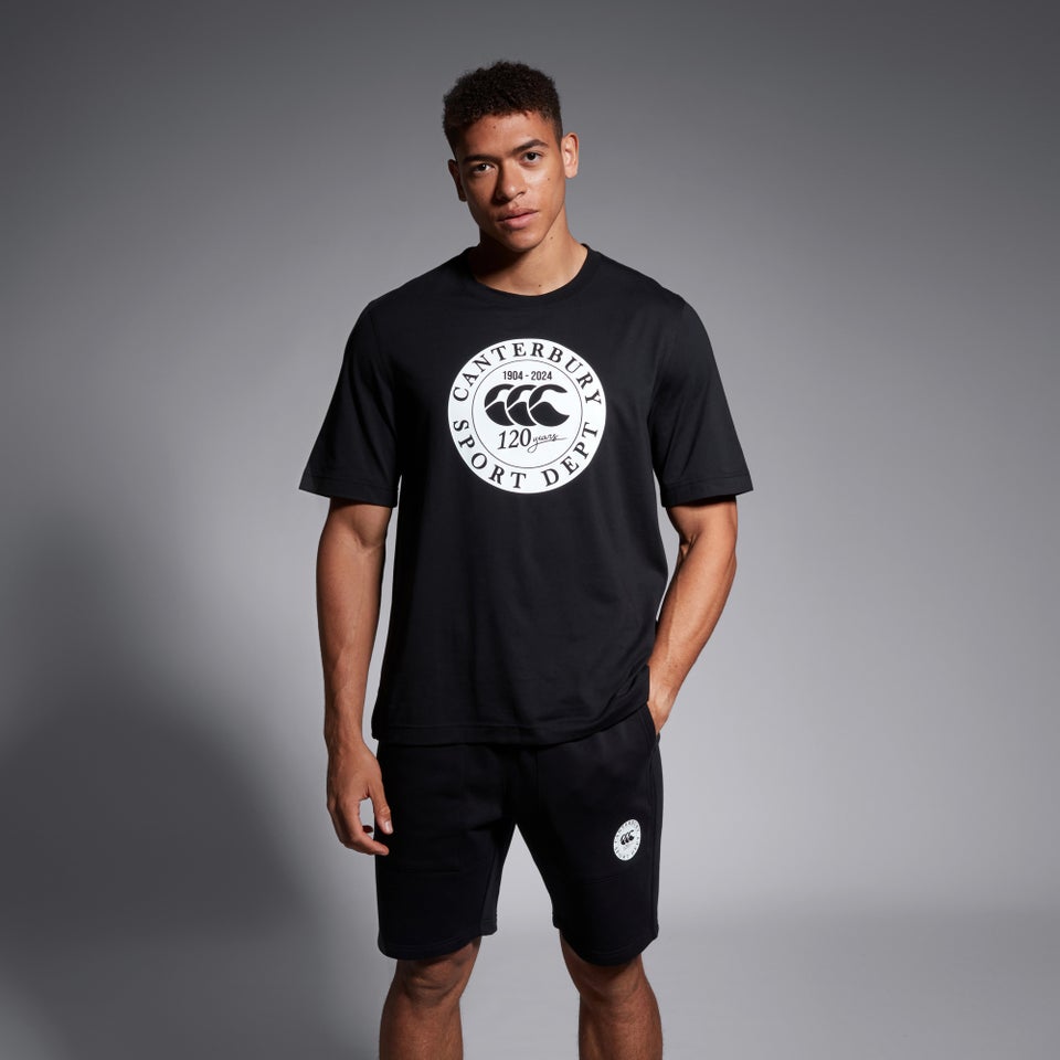 CANTERBURY SPORT DEPT. LOGO SS T-SHIRT AU BLACK