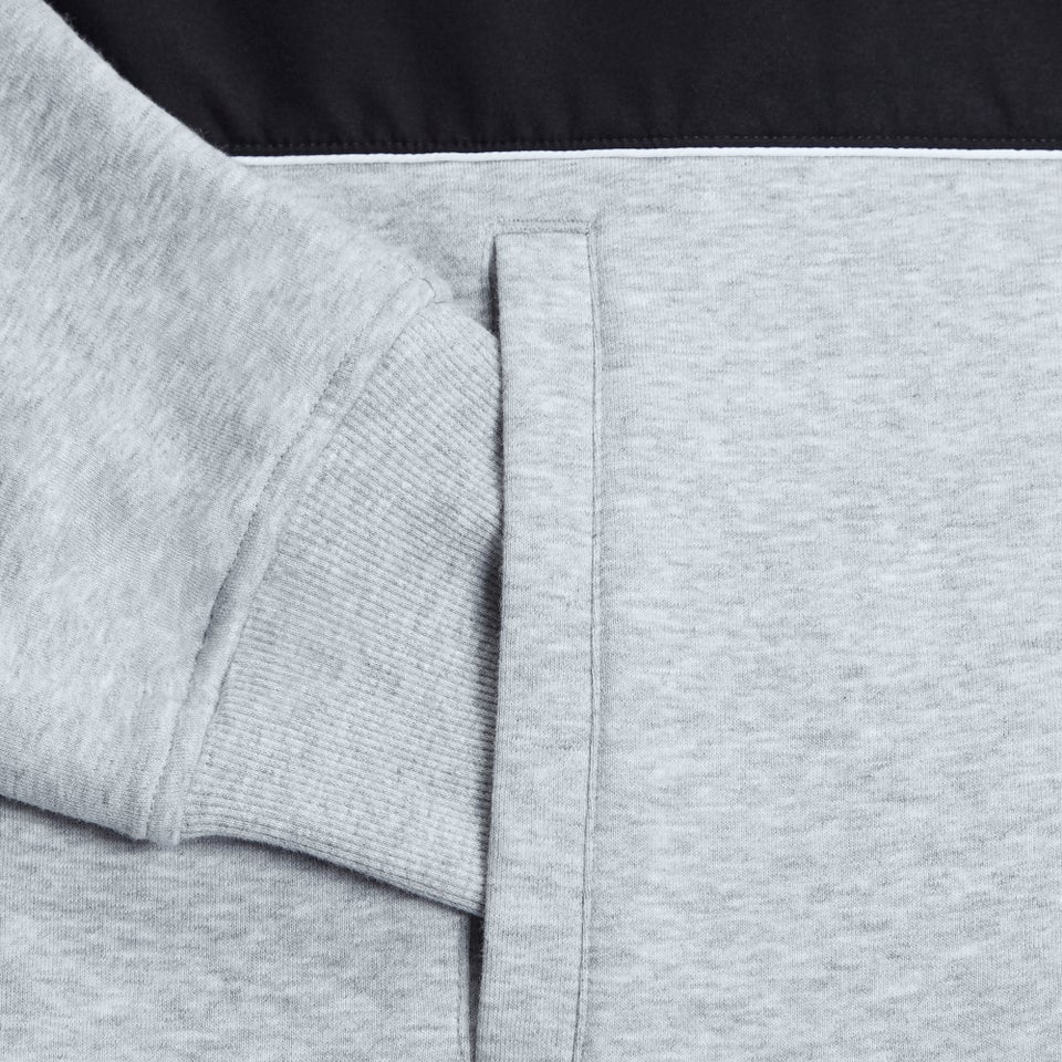 Mens Legends Panel Hoodie Sweatshirt Black