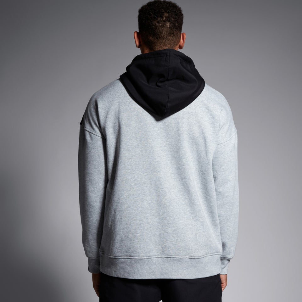 Mens Legends Panel Hoodie Sweatshirt Black