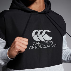 CANTERBURY LEGENDS PANEL HOODIE AM BLACK