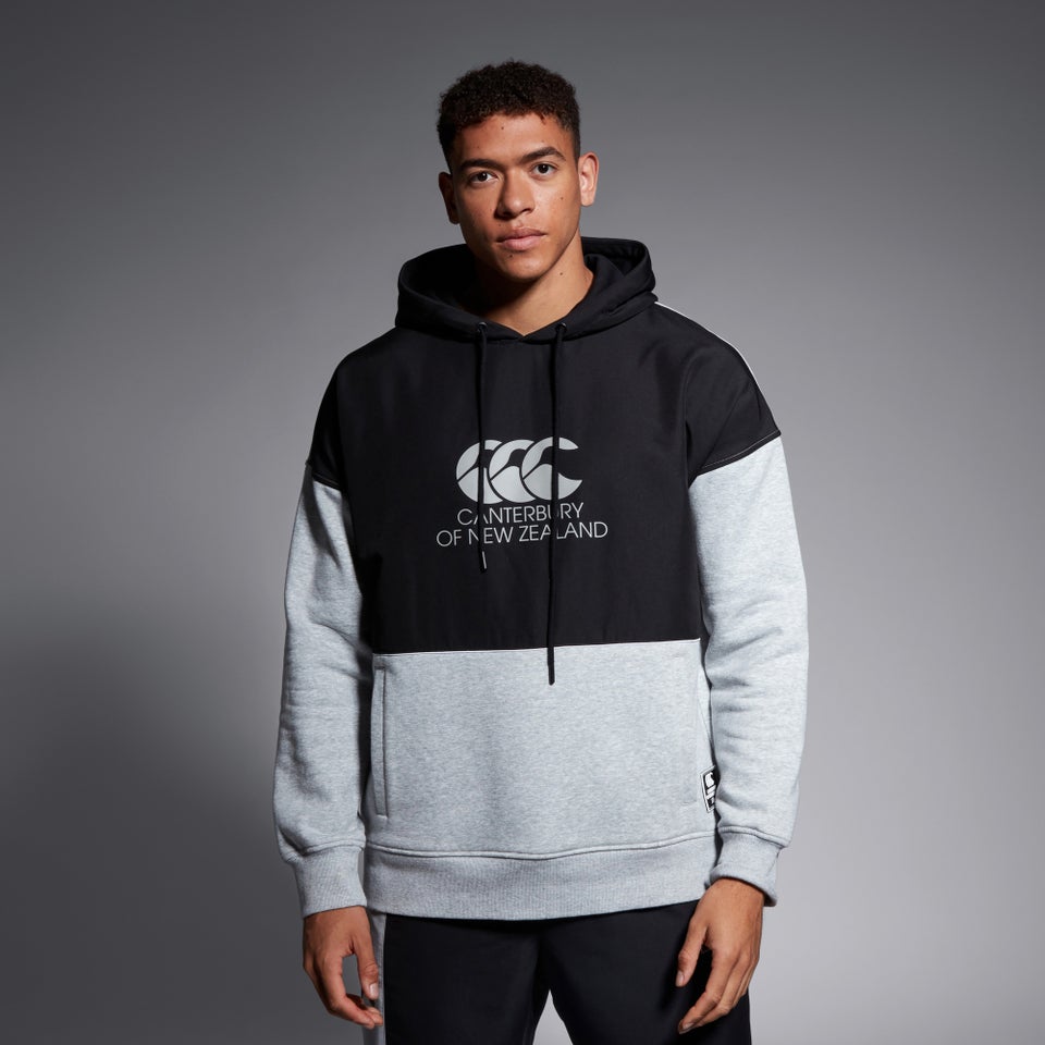 CANTERBURY LEGENDS PANEL HOODIE AM BLACK