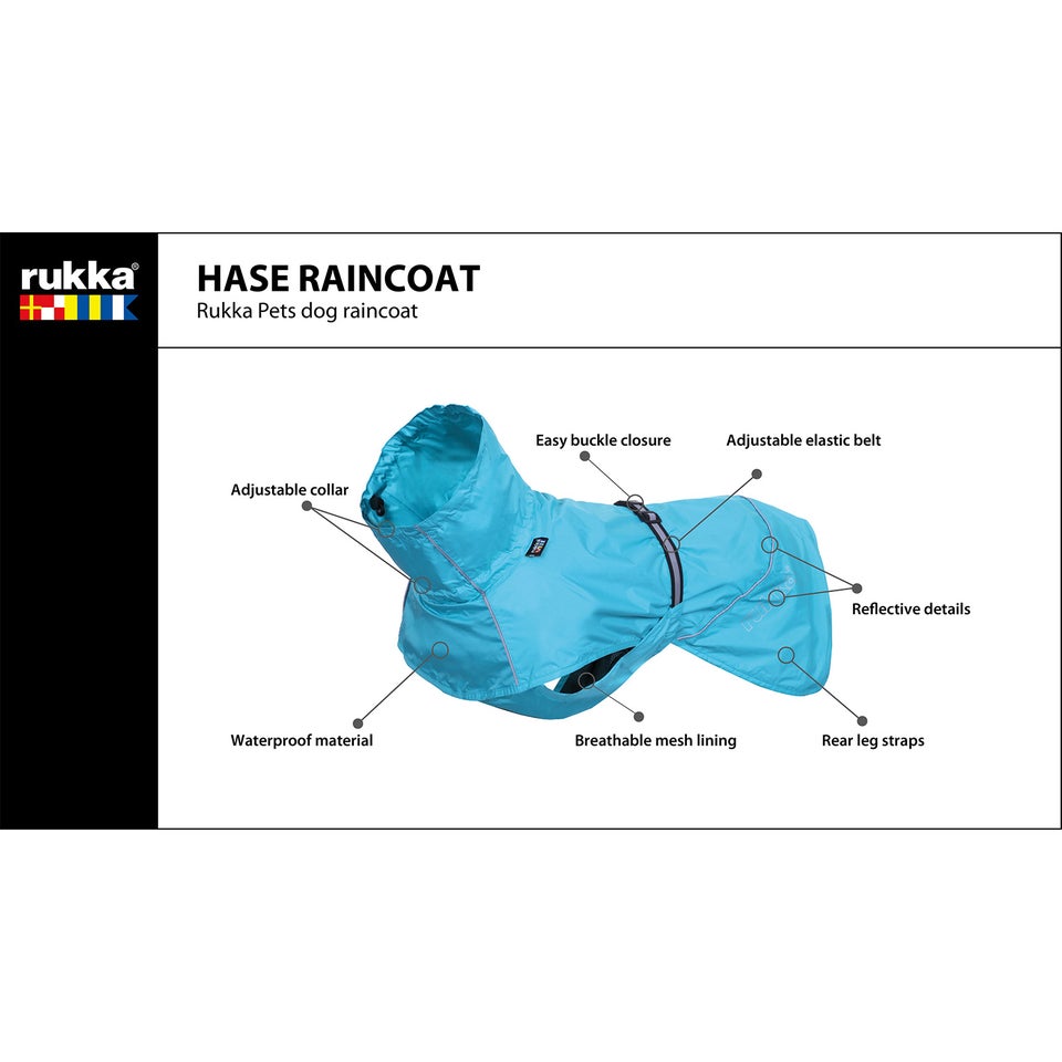 Hase Raincoat - Turquoise