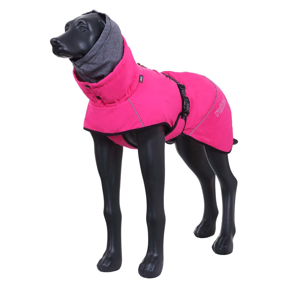 Warmup Coat - Raspberry