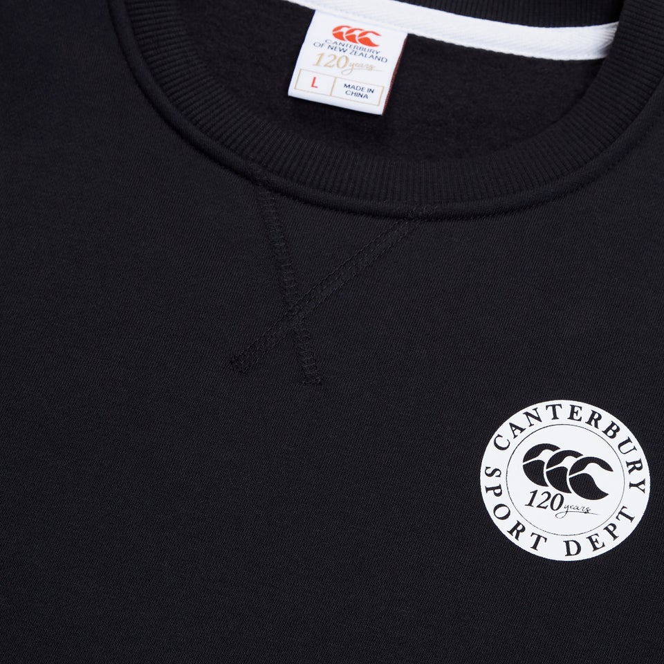 CANTERBURY SPORT DEPT. CREW SWEAT AU BLACK