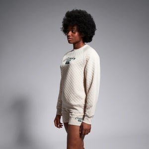 CANTERBURY W SCENE-SET CREW SWEAT AF BEIGE