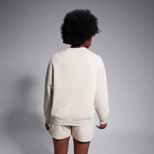 CANTERBURY W SCENE-SET CREW SWEAT AF BEIGE