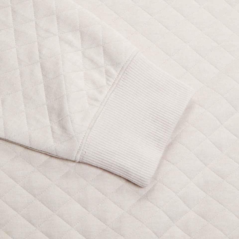 CANTERBURY W SCENE-SET CREW SWEAT AF BEIGE