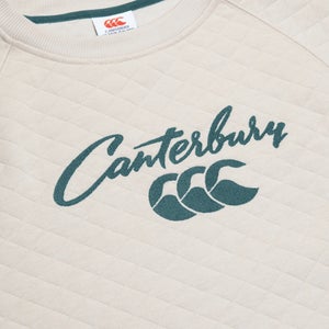 CANTERBURY W SCENE-SET CREW SWEAT AF BEIGE