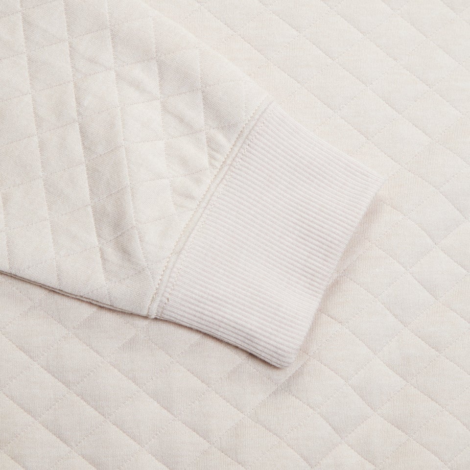 Womens Scene-Set Crew Sweatshirt Beige