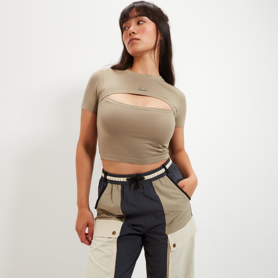 Women's Martinazzo Crop T-Shirt Khaki