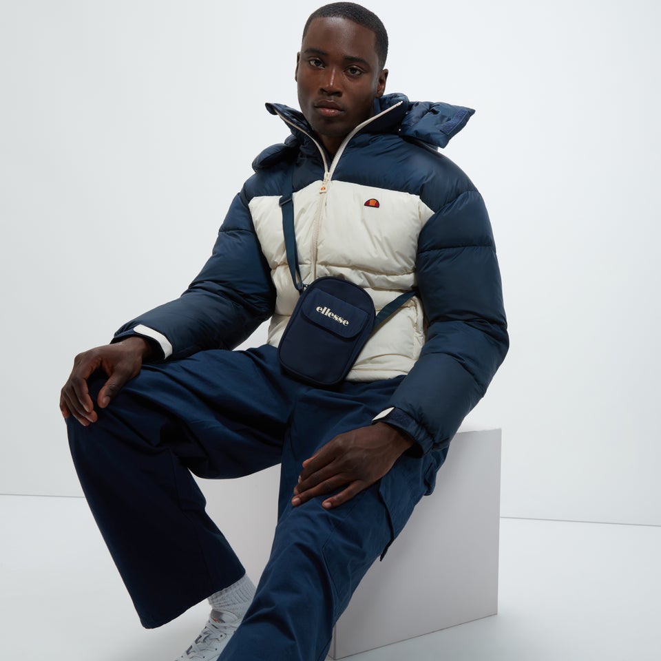 Gefütterte Jacke Herald für Herren Marine/Weißgrau