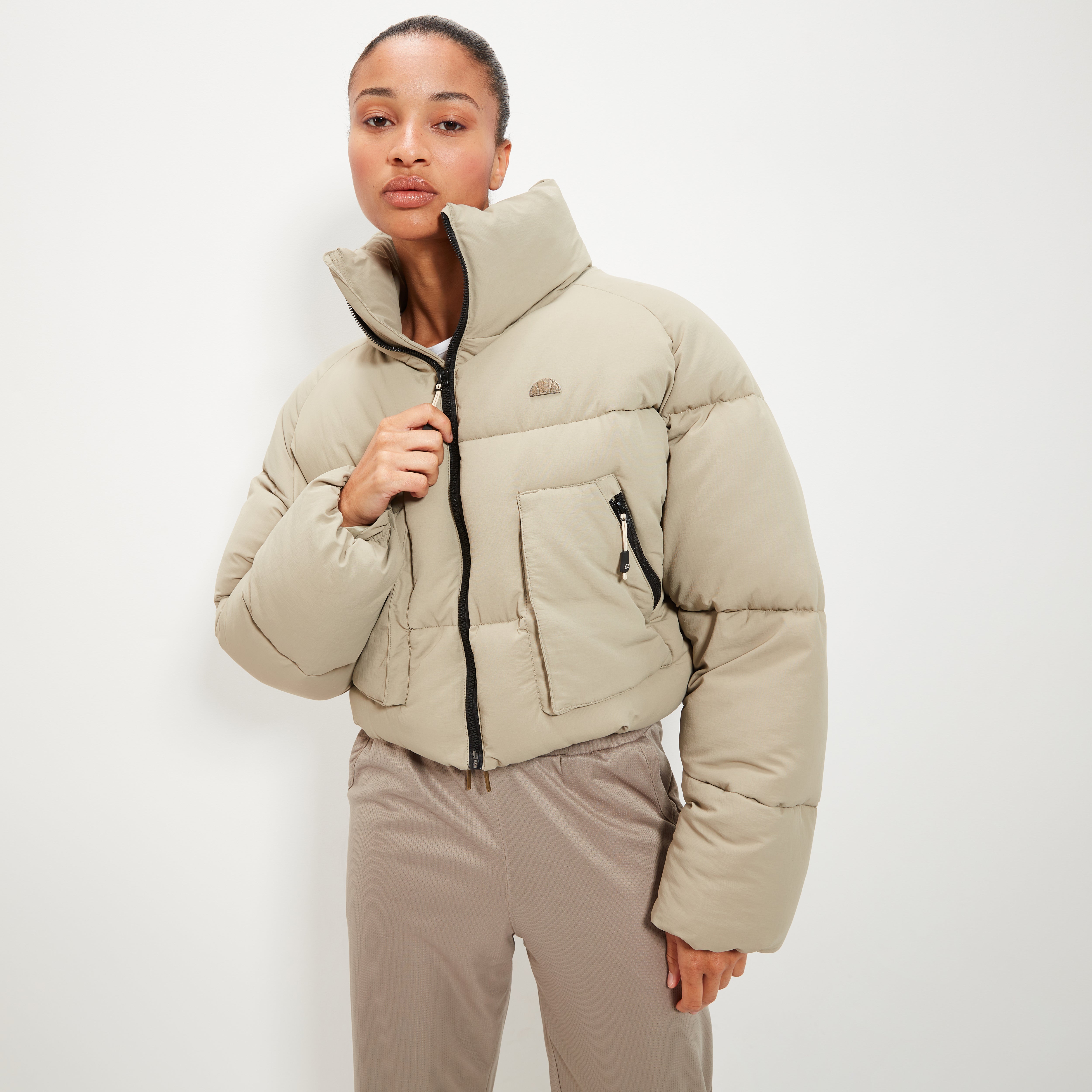 Women's Guerra Padded Jacket Khaki | ellesse UK