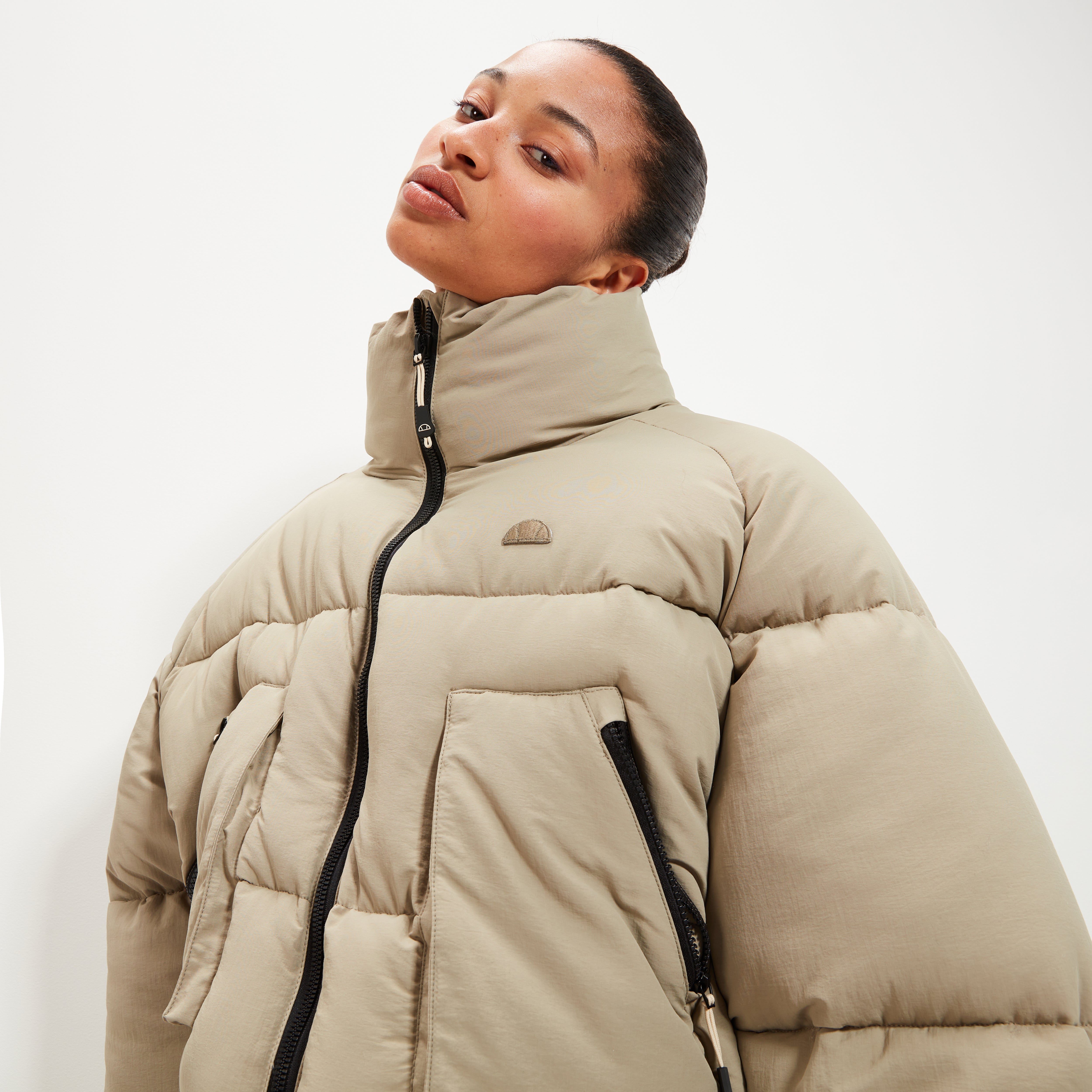 Women's Guerra Padded Jacket Khaki | ellesse UK