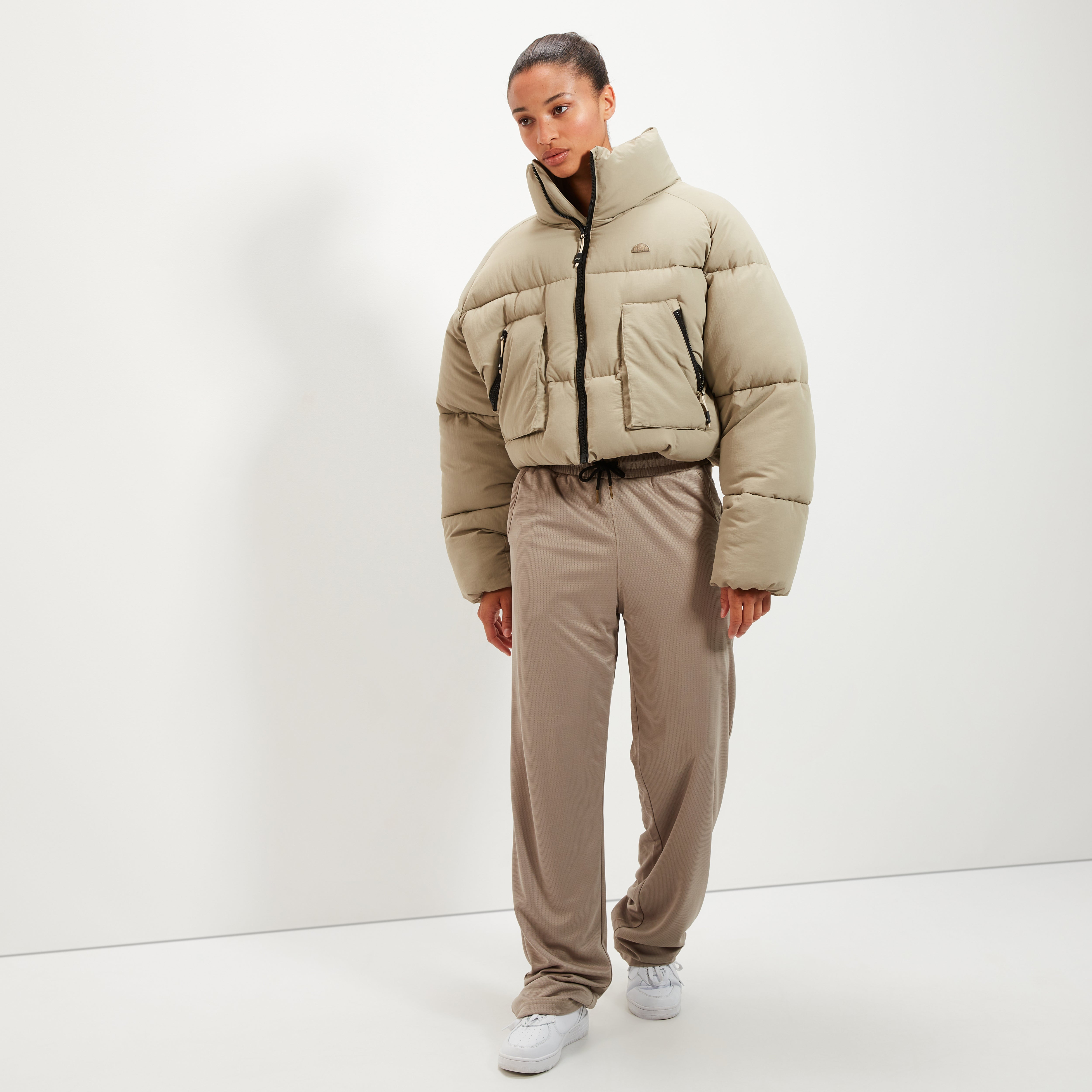 Women's Guerra Padded Jacket Khaki | ellesse UK