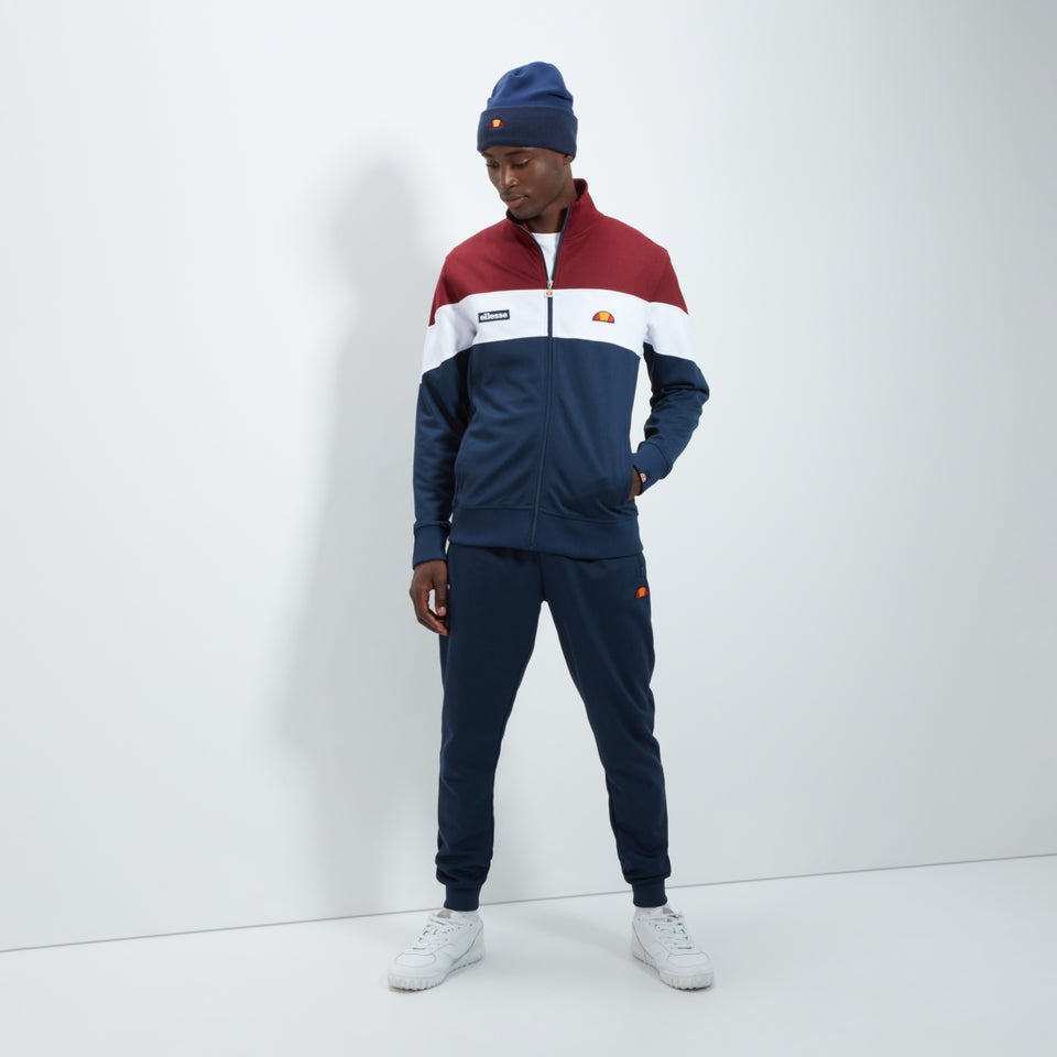 Men's Caprini Track Top Burgundy/Navy