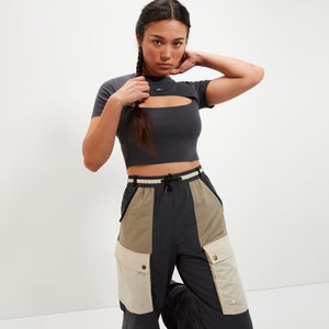 Women's Martinazzo Crop T-Shirt Dark Grey