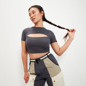 Women's Martinazzo Crop T-Shirt Dark Grey - 6