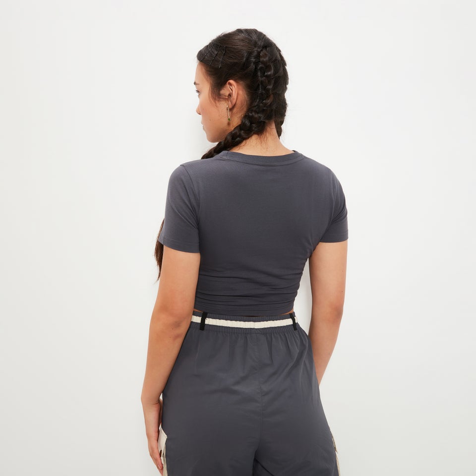 Women's Martinazzo Crop T-Shirt Dark Grey