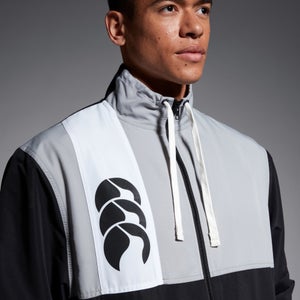 CANTERBURY LEGENDS WVN TRACK JACKET AM BLACK