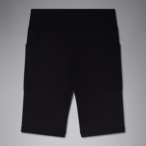 WOMENS CONVEX 8" BIKE SHORTS BLACK - 6