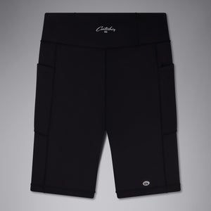 Womens Convex 8" Bike Shorts Black