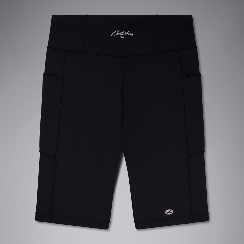 Womens Convex 8" Bike Shorts Black