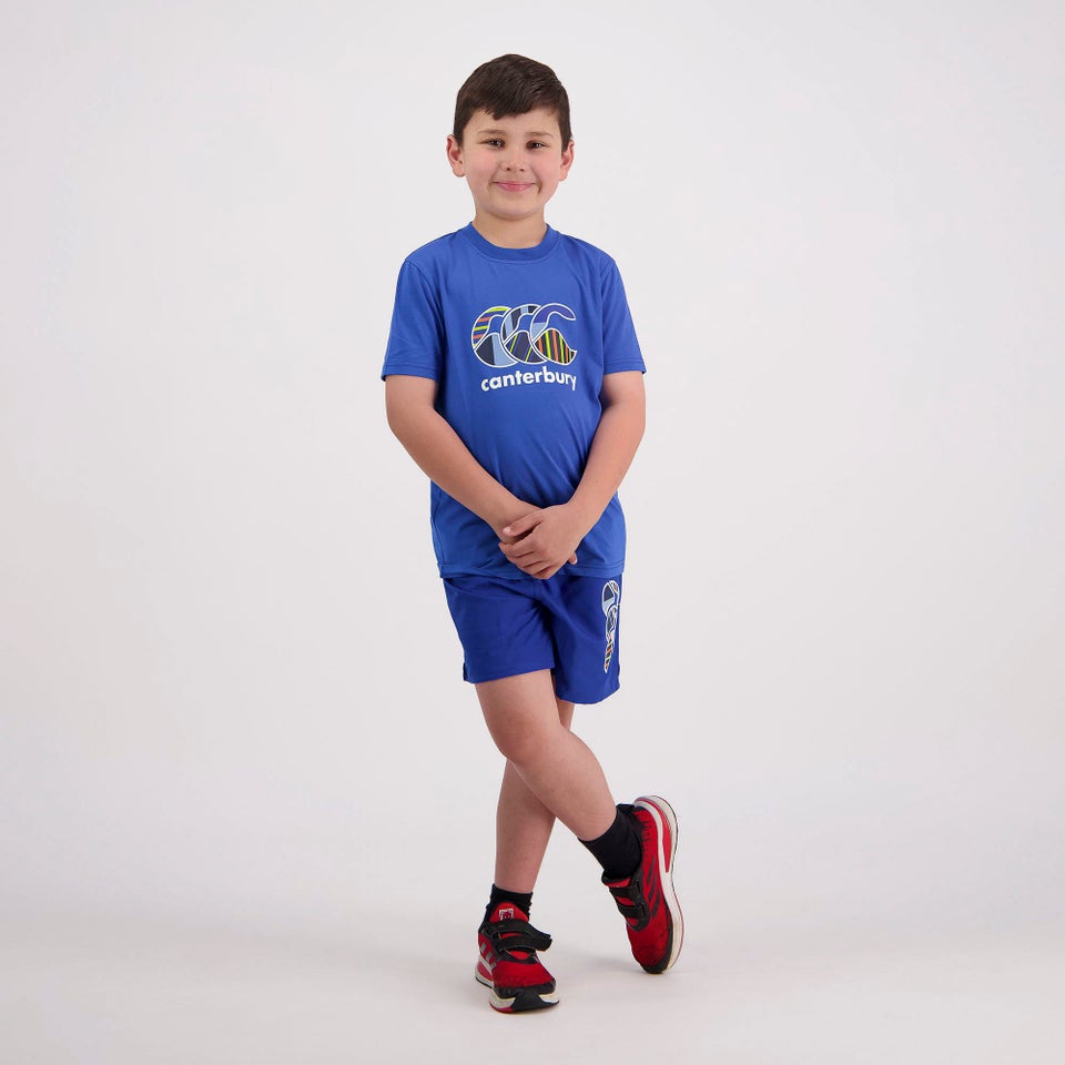 Junior Unisex Strong Blue T-Shirt Blue